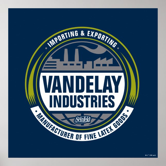 Seinfeld | Logo von Vandelay Industries Poster (Vorne)