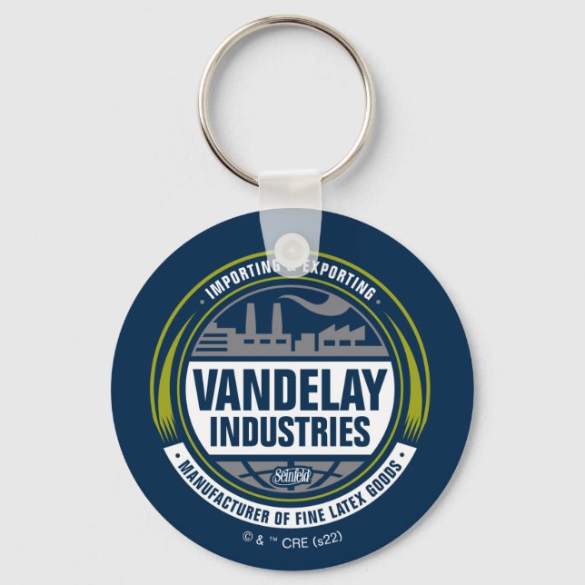 Seinfeld | Logo von Vandelay Industries Schlüsselanhänger (Vorderseite)