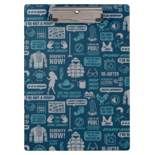 Seinfeld   Meme Pattern Klemmbrett