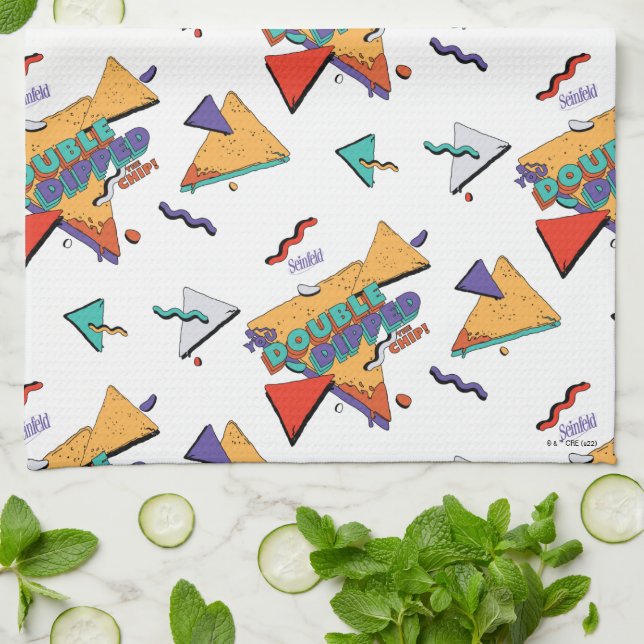 Seinfeld | Sie haben den Chip verdoppelt Geschirrtuch (Gefaltet)