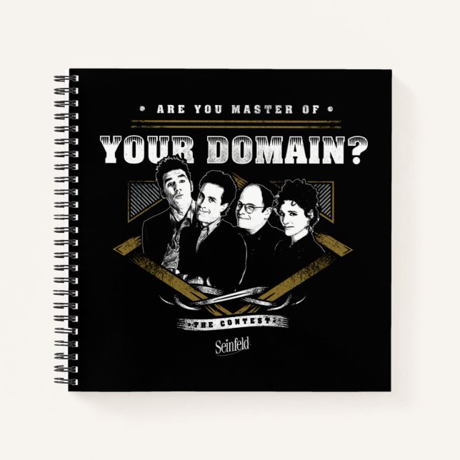 Seinfeld | Sind Sie Master Ihrer Domain? Notizbuch (Vorderseite)