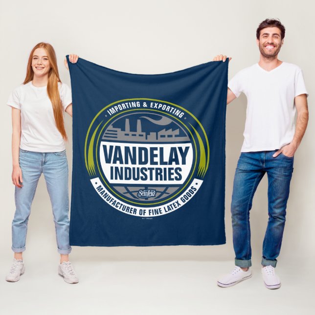 Seinfeld | Vandelay Industries Logo Fleecedecke (Beispiel)