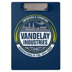 Seinfeld Vandelay Industries Logo Klemmbrett