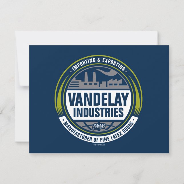 Seinfeld | Vandelay Industries Logo Mitteilungskarte (Vorderseite)