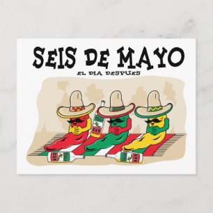 Seis De Mayo Postkarte