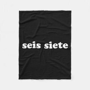 Seis Siete 67 Six Seven Meme Gen Alpha Slang Spani Fleecedecke