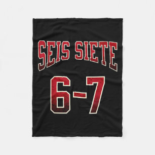 Seis Siete 67 Spanische Srts Jersey Lustig Six Sev Fleecedecke