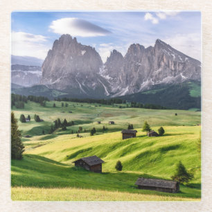Seiser Alm   Dolomit-Alpen, Italien Glasuntersetzer