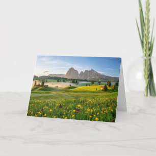 Seiser Alm, Dolomit-Alpen, Italien Karte