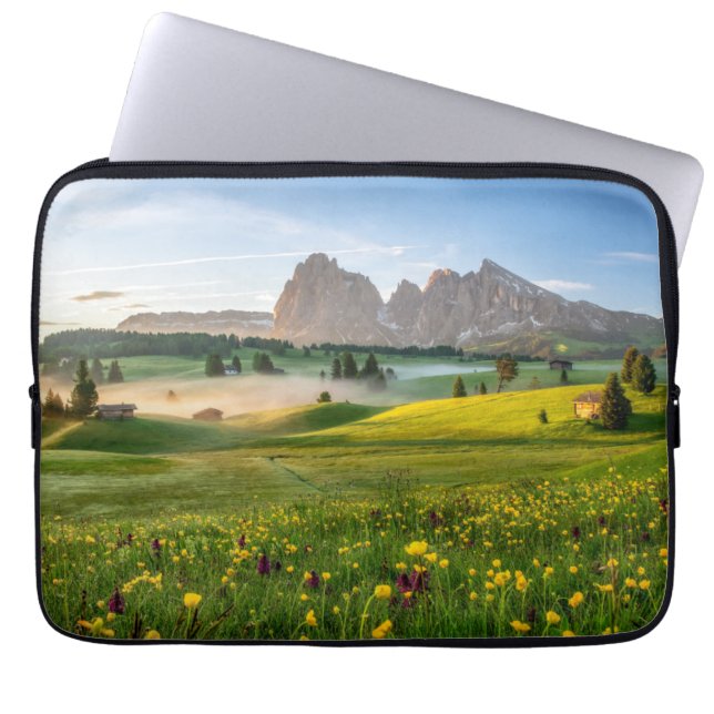 Seiser Alm, Dolomit-Alpen, Italien Laptopschutzhülle (Vorderseite)