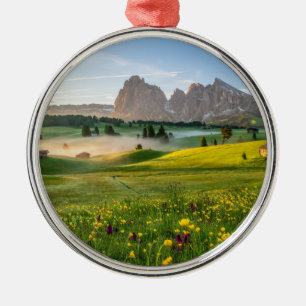 Seiser Alm, Dolomit-Alpen, Italien Ornament Aus Metall