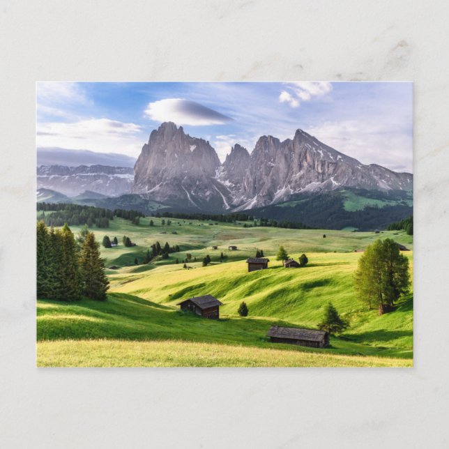 Seiser Alm | Dolomiten Alpen, Italien Postkarte (Vorderseite)