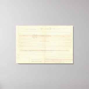 Seismogramme in Kalifornien 15 Leinwanddruck