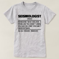 Seismologe Noun Earth Scientist Seismic Analyst