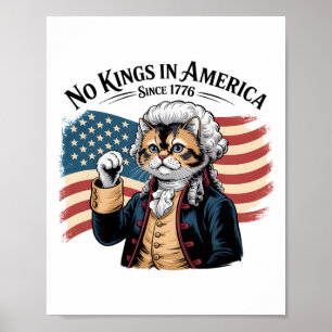 Seit 1776 gibt es in Amerika die lustige Katze ohn Poster