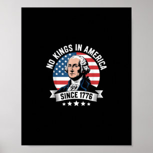 Seit 1776 keine Könige in Amerika Lustiger Freihei Poster