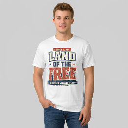 Seit 1776 Land der Freien Patriotisches USA-Männer T-Shirt