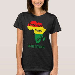 Seit 1865 humorvolle Freie Ish Black Independence T-Shirt