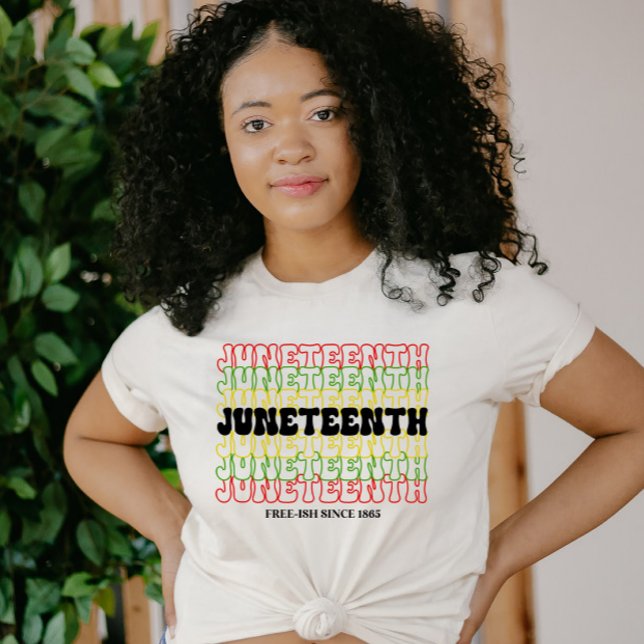 Seit 1865: Retro Juneteste frei-ish T-Shirt (Von Creator hochgeladen)
