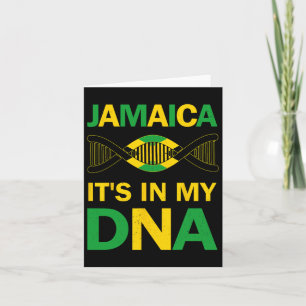 Seit 1966 ist es in meinem Dna Jamaican Independen Karte