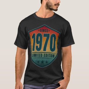 Seit 1970 limitierte Auflage Vintag Retro Sunset T-Shirt