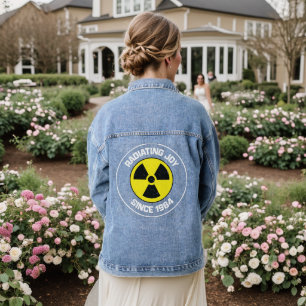 Seit 1984 Freude ausstrahlend Jeansjacke