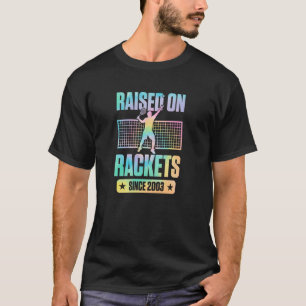 Seit 2003 mit Schlägern großgezogen Tennisspieler T-Shirt