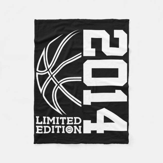 Seit 2014 Geburtstag Bysketbyll Limited Edition 20 Fleecedecke (Vorderseite)