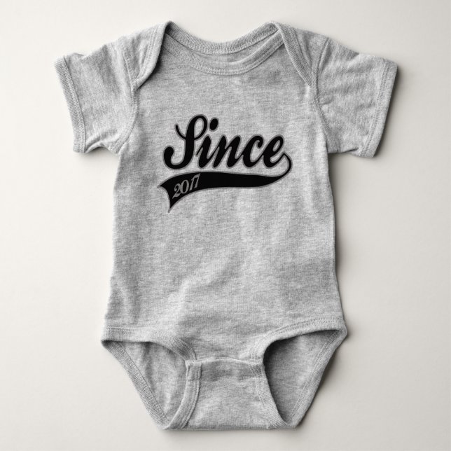 Seit 2017 baby strampler (Vorderseite)