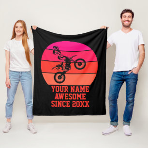 Seit 20 xx Dirt Bike Phantastischer Name ändern Fleecedecke