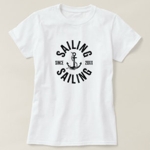 Seit 20XX Segeln T-Shirt