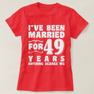Seit 49 Jahren verheiratet Passendes Paar T-Shirt