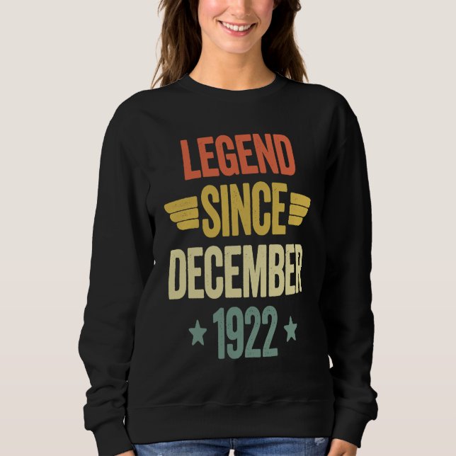 Seit Dezember 1922 Sweatshirt (Vorderseite)