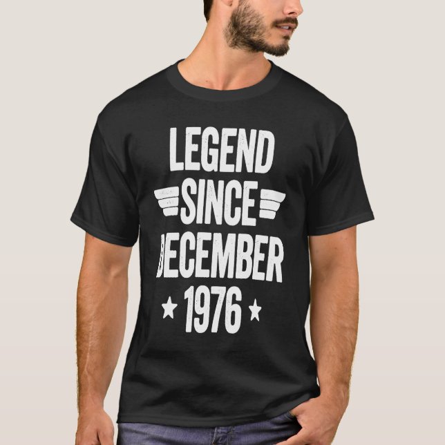 Seit Dezember 1976 1 T-Shirt (Vorderseite)