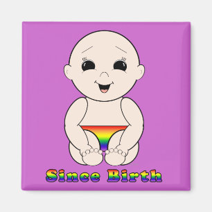 Seit Geburt 3r Magnet