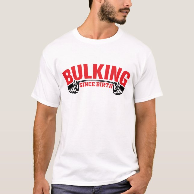 Seit Geburt an Masseaufbau  T-Shirt (Vorderseite)