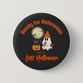 Seit Halloween-T - Shirt Button