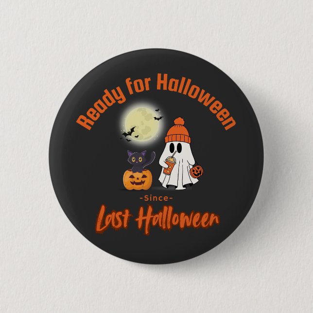 Seit Halloween-T - Shirt Button (Vorderseite)
