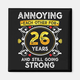 Seit Jahren stört einander 26 Hochzeit Magnet