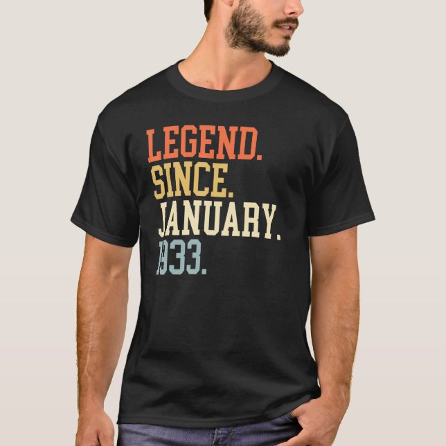 Seit Januar 1933 für Männer Frauen 19. Januar T-Shirt (Vorderseite)