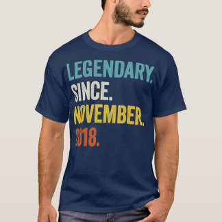 Seit November 2018 4. Geburtstag T-Shirt