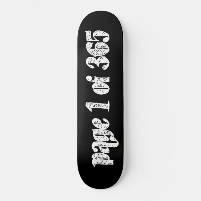 Seite 1 von 365 skateboard (Vorderseite)