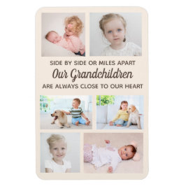 Seite an Seite 6 Foto Großkinder Großeltern Magnet
