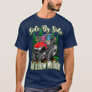 Seite an Seite ATV Vier-Rad-Off-Road-Fahrt T-Shirt