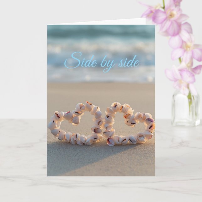 Seite an Seite Karte (Orchidee)