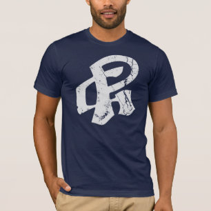 SEITE beunruhigtes Weiß T-Shirt
