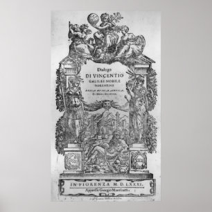 Seite "Della Musica Antica et della Moderna" Poster