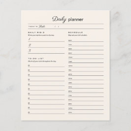 Seite des Tagesplaners