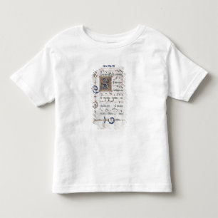 Seite Frau-564 f.13v mit historiated Anfangs"S" Kleinkind T-shirt