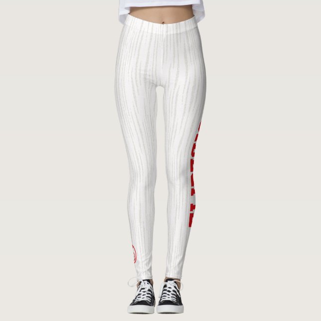 Seite für die echten Skateboarder gedreht Leggings (Vorderseite)